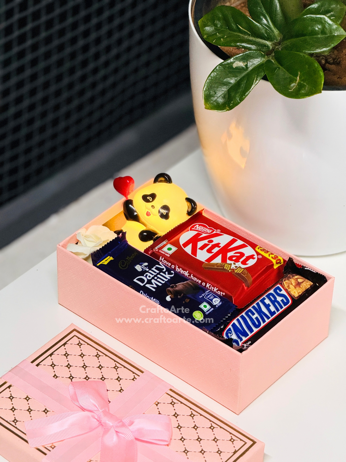 Birthday Chocolate Gift Hamper for Girlfriend – Romantic Surprise Box for Her-021