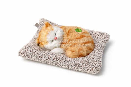 Sleeping Cat Plush Toy with Meow Sound – A Purr-fect Valentine’s Gift
