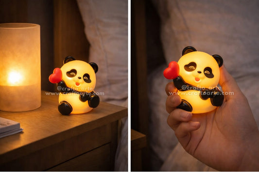 Heart Panda Night Lamp – A Small Valentine’s Gift with Big Feelings