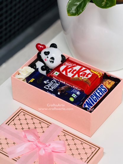 Birthday Chocolate Gift Hamper for Girlfriend – Romantic Surprise Box for Her-021