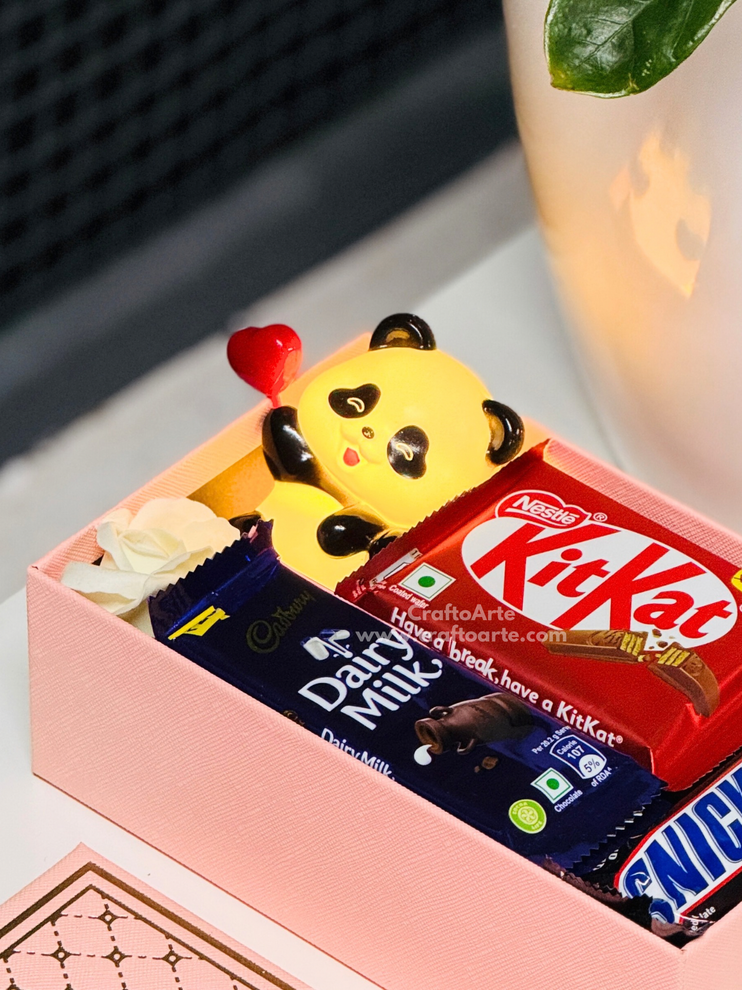 Birthday Chocolate Gift Hamper for Girlfriend – Romantic Surprise Box for Her-021