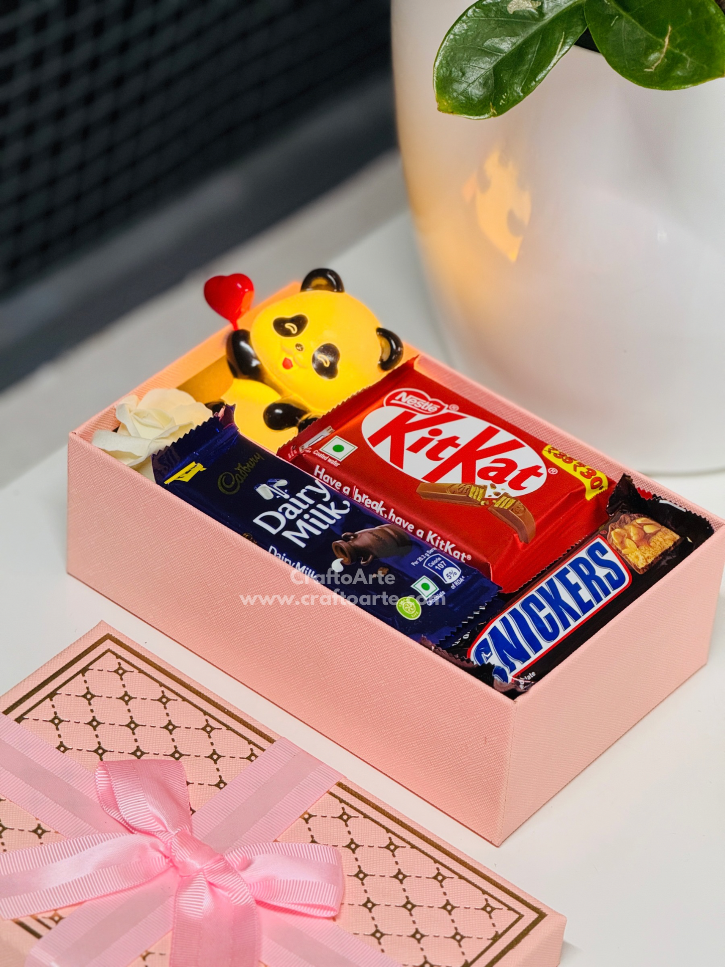 Birthday Chocolate Gift Hamper for Girlfriend – Romantic Surprise Box for Her-021