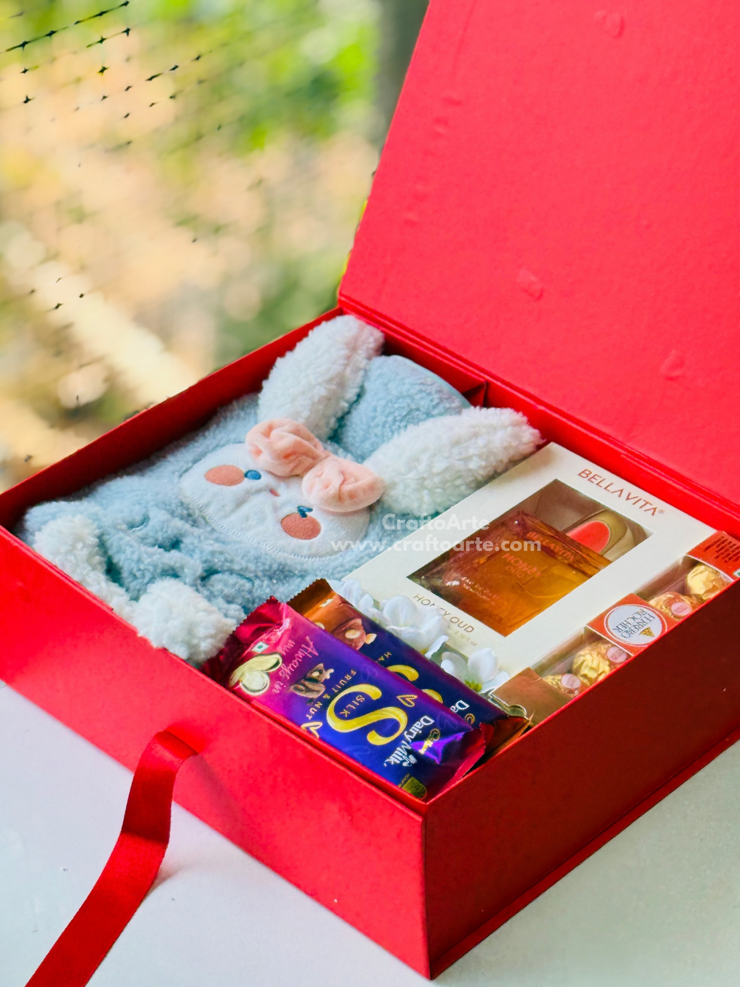 Birthday Gift Hamper for Girlfriend – Perfume & Comfort Surprise Box-07