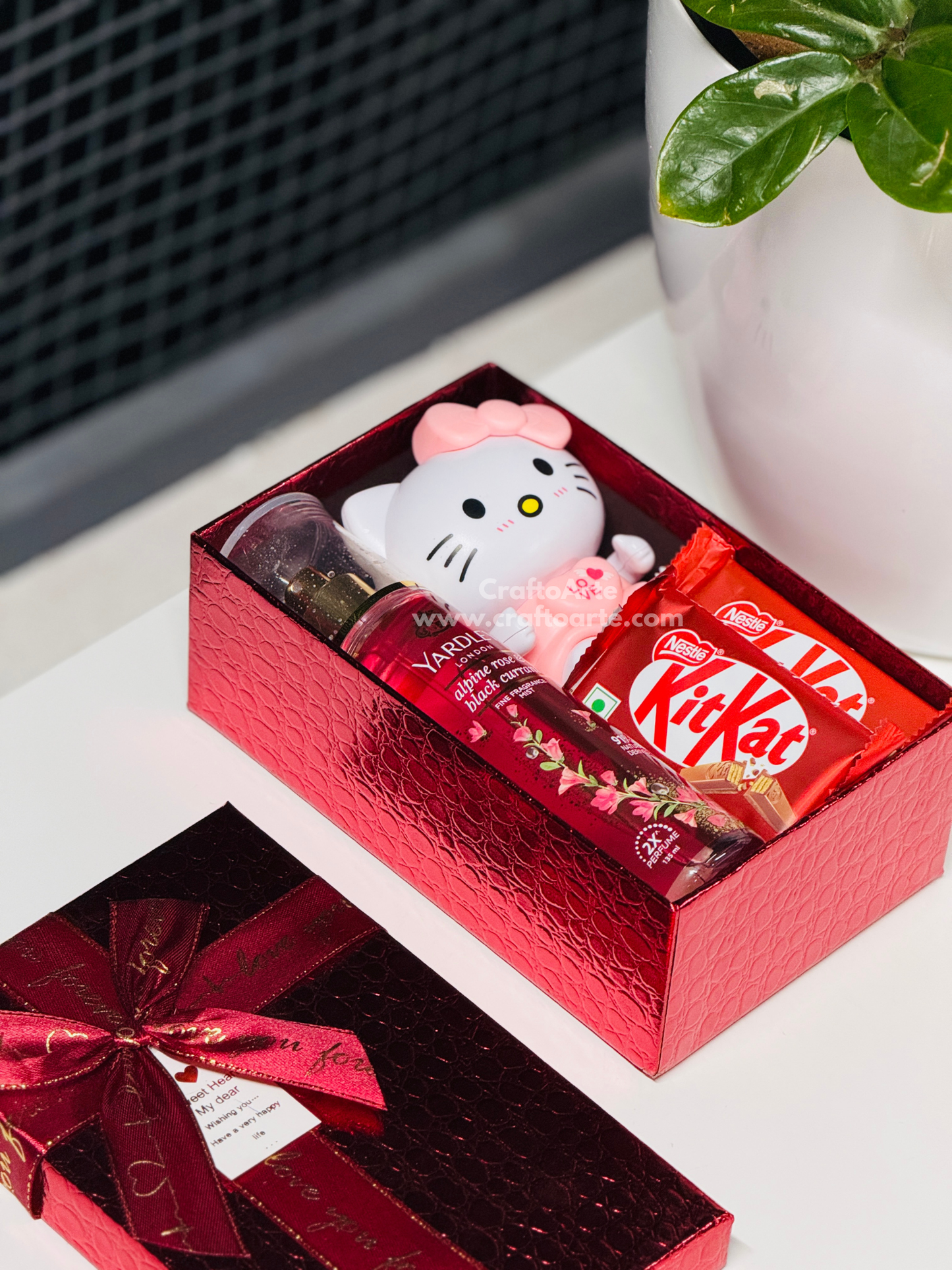 Sweet Birthday Surprise Box for Girlfriend – Perfume & Chocolate Gift Hamper-018