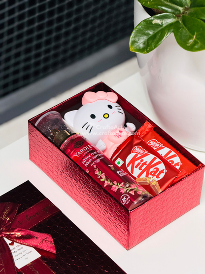 Sweet Birthday Surprise Box for Girlfriend – Perfume & Chocolate Gift Hamper-018