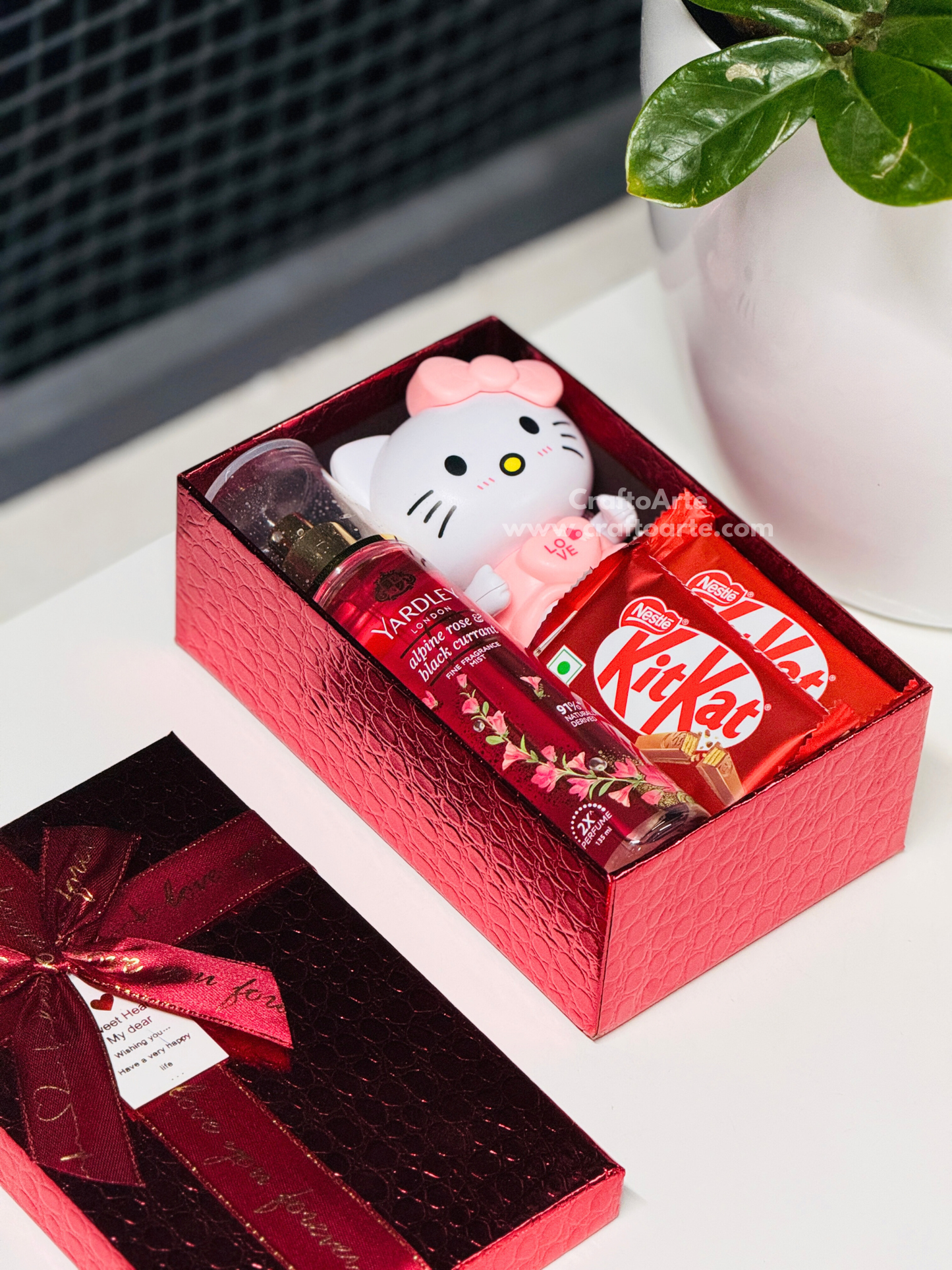 Sweet Birthday Surprise Box for Girlfriend – Perfume & Chocolate Gift Hamper-018