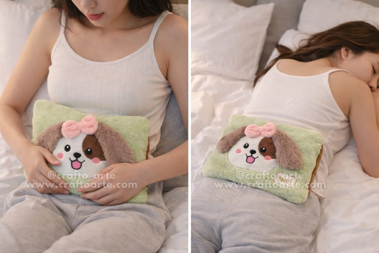 Cute Electric Hot Water Pillow for Period Pain Relief -Best Valentines gift