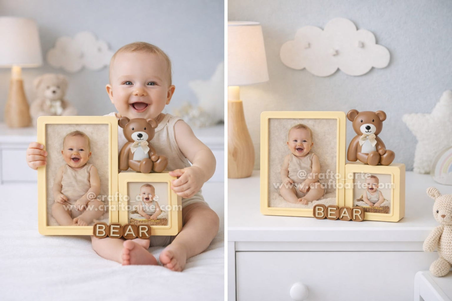 Cute Baby Bear Photo Frame – A Sweet Home for Your Little One’s Memories