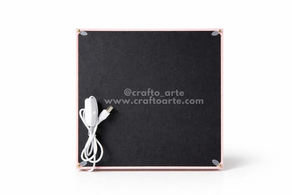 Floral LED Photo Frame – Romantic Memory Frame for Valentine’s Day