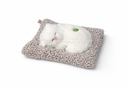 Sleeping Cat Plush Toy with Meow Sound – A Purr-fect Valentine’s Gift