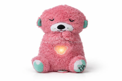Valentine’s Day Breathing Teddy with Light & Soothing Sound