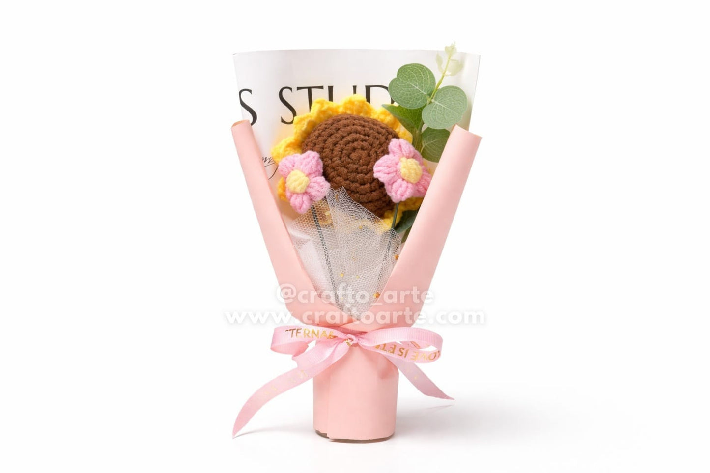 Crochet Sunflower Bouquet – A Forever Valentine’s Day Gift