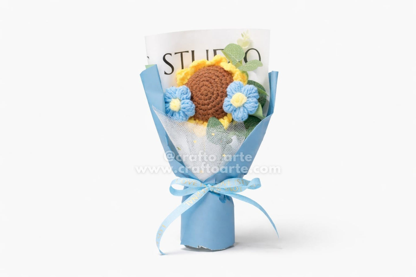 Crochet Sunflower Bouquet – A Forever Valentine’s Day Gift