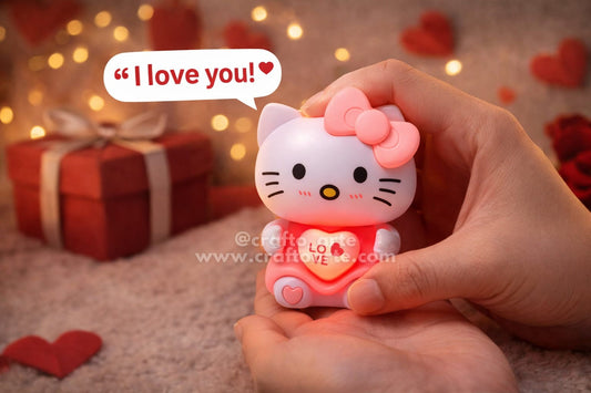 I Love You Kitty Keychain – Perfect Valentine’s Day Gift