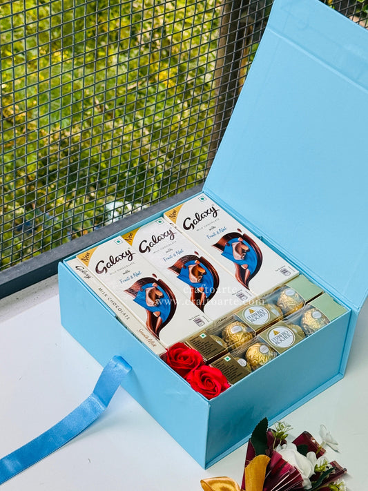 Luxury  Chocolate Gift Box with Galaxy & Ferrero Roche