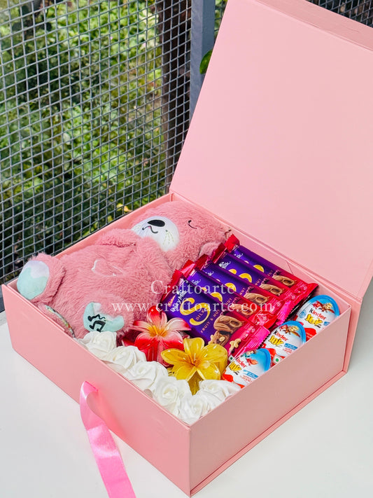 Luxury Breaghing Teddy Chocolate Gift Box